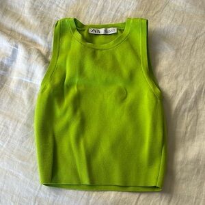 NEON Green Crop Top